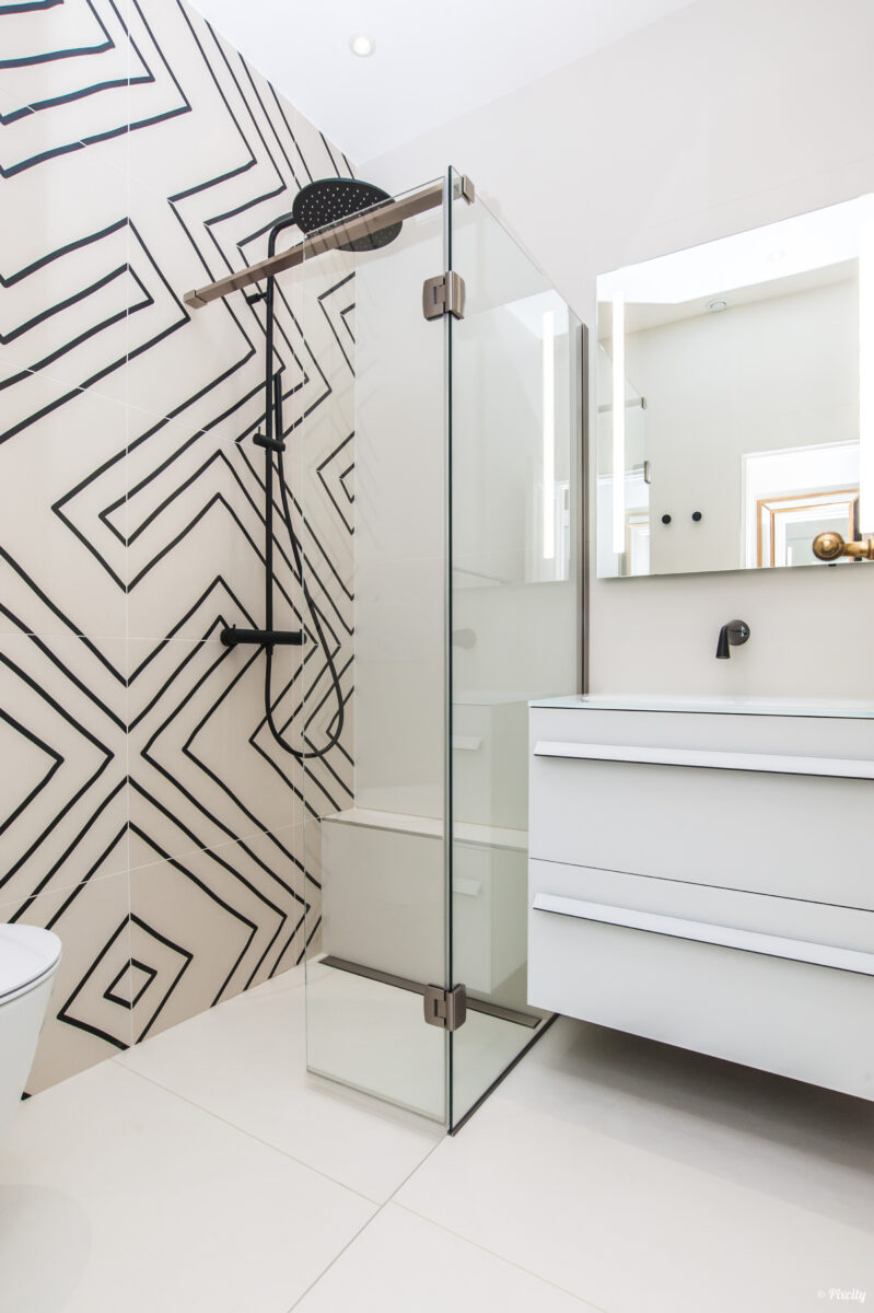 inspiration photo douche italienne salle de bain moderne