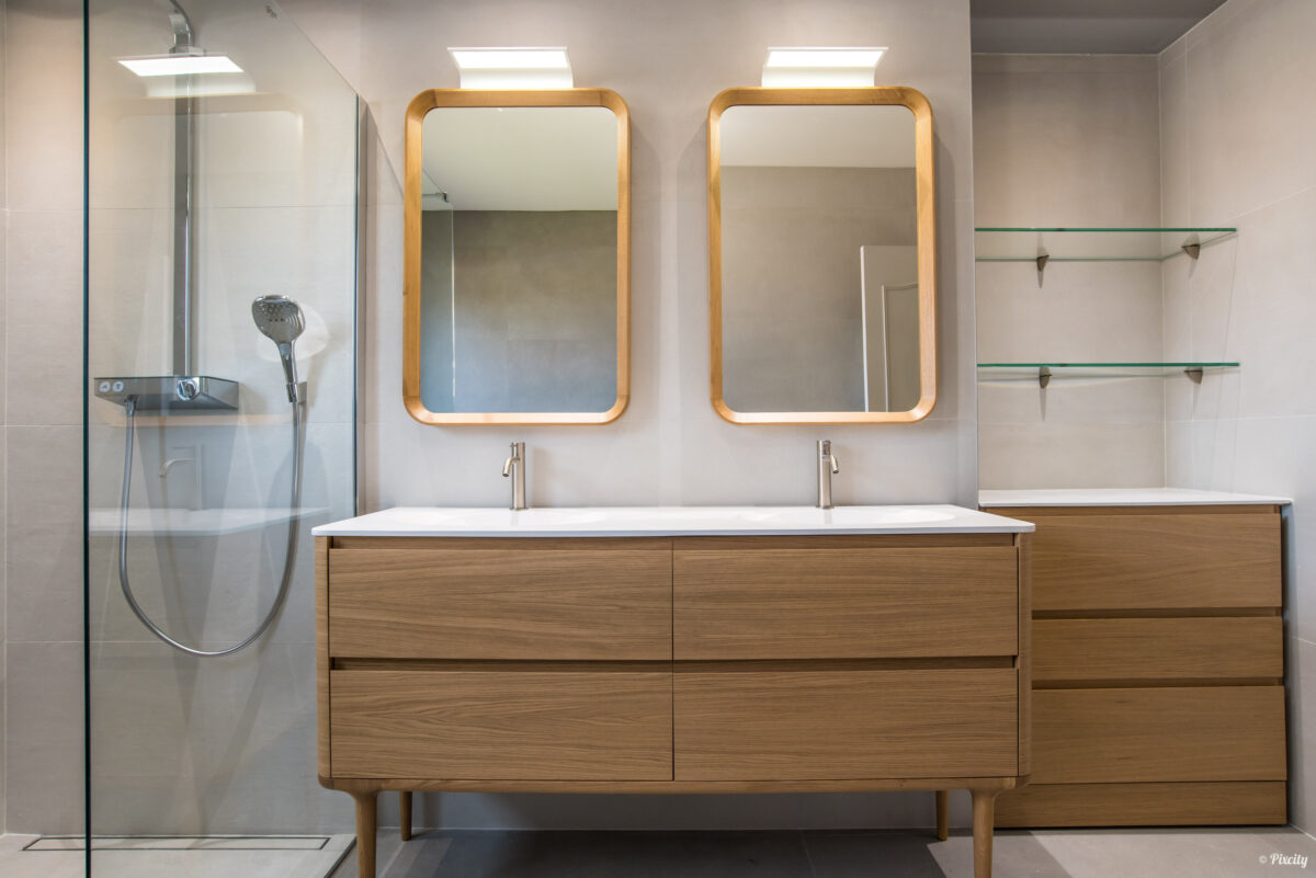 photographie artistique salle de bain moderne épurée